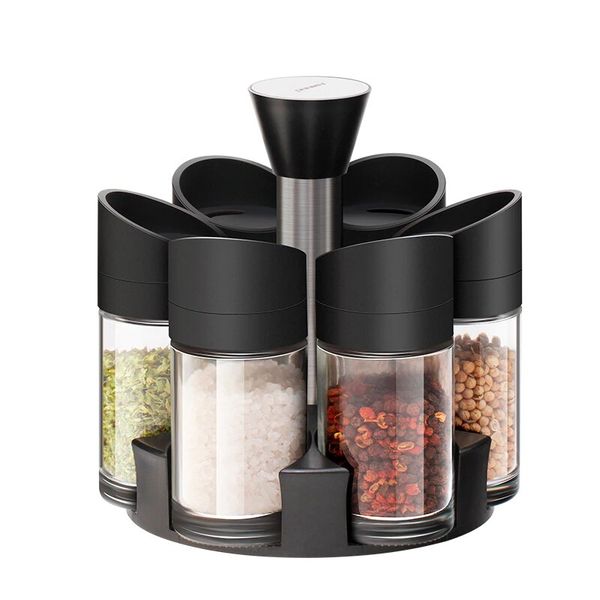 Upbeat Glass Spice Dispenser Bottles