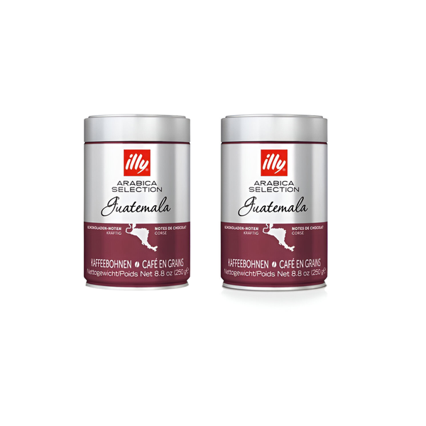 illy Coffee Beans - Guatemala 100% Arabica Blend - Medium Roast - 250g x 2