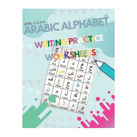 arabic alphabet writing practice worksheets: english to arabic alphabet  translation, tracing letters, coloring numbers, animals line tracing: arabic  w | Buy Online in South Africa 