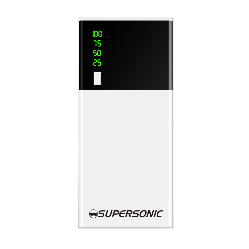 Supersonic Portable Lightweight Power Bank, HighCapacity 10000mAh