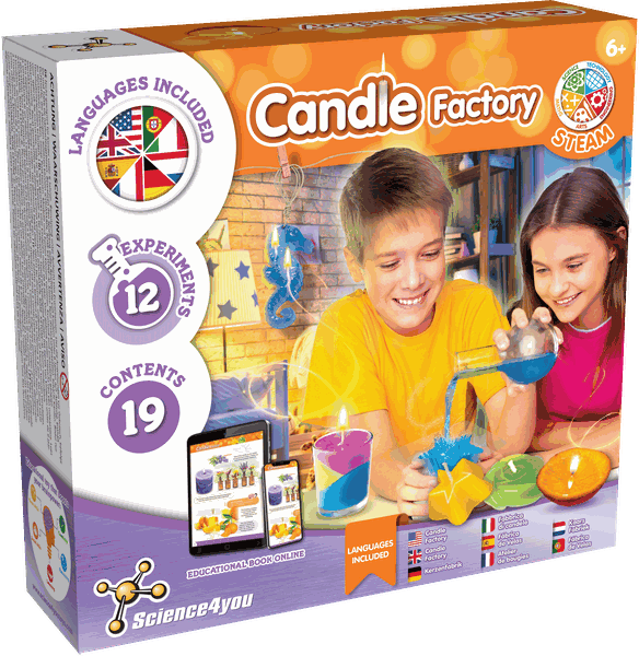 Science4you - Candle Factory Kit - Fun &amp; Educational STEM Science Toy