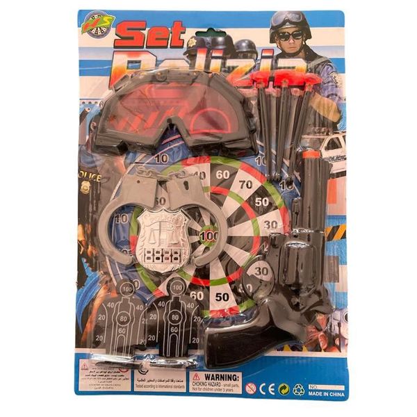 Set Polizia Dart And Gun Police Set