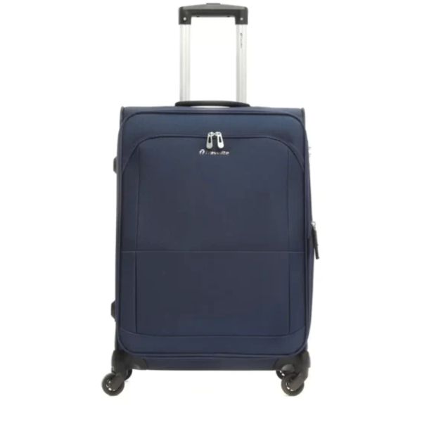 Travelite Flash 77cm Soft Luggage 4 Wheel TSA Lock Exp Trolley Checkin Case