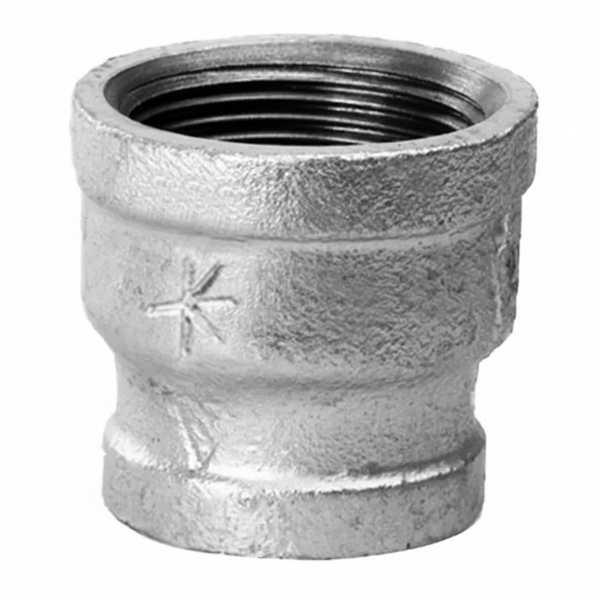 K-Brand Galvanized Reducing Socket 50mm to 15mm - 2 Piece