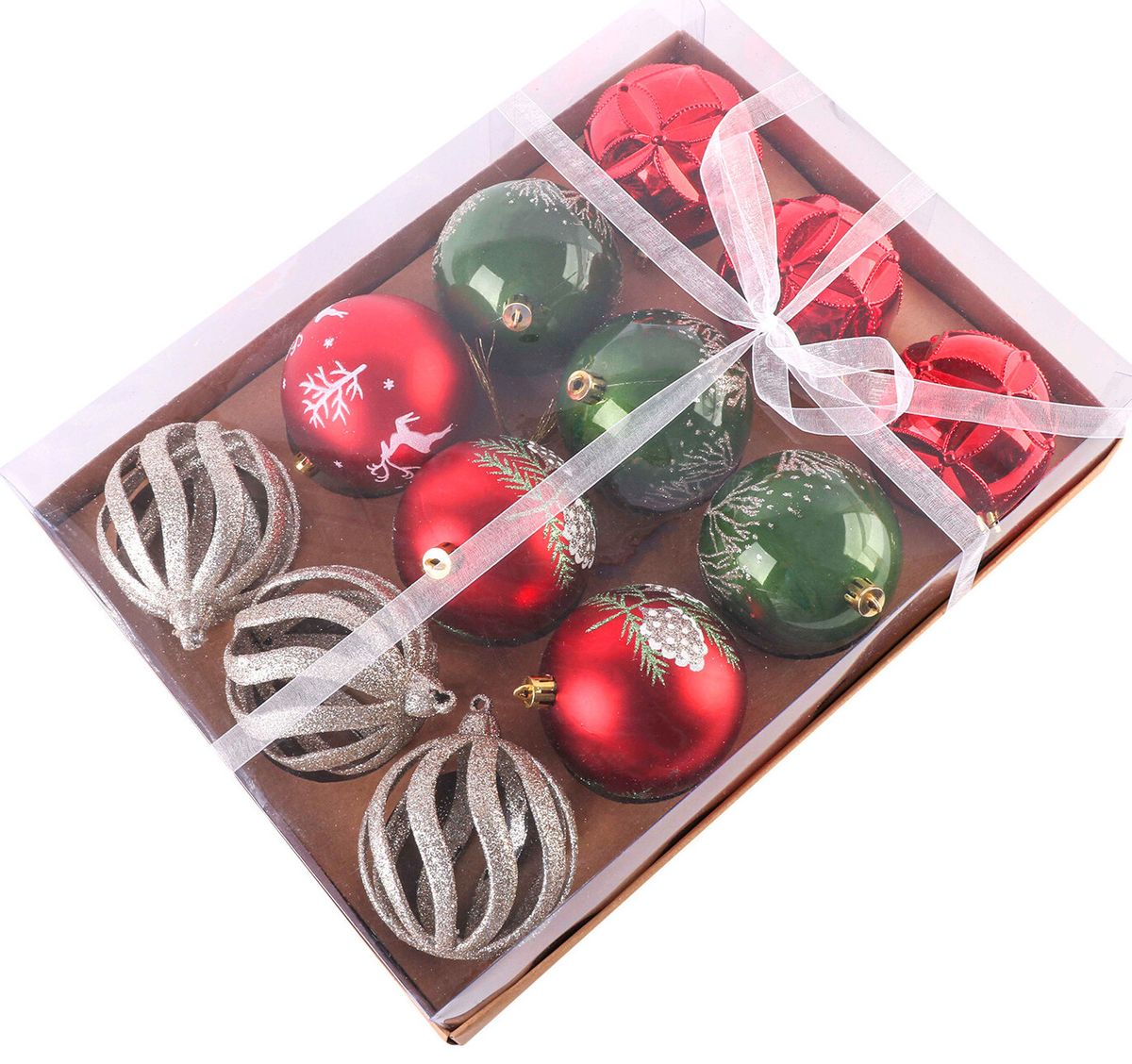 A&K Set of 12 Traditional Christmas Baubles Shop Today. Get it