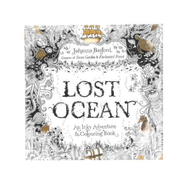24 Page Lost Ocean Adventure &amp; Colouring Book Dive Deep into the Ocean