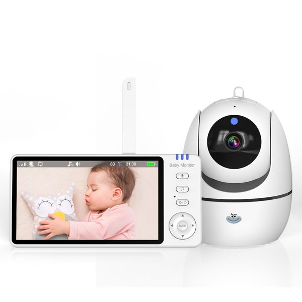 5" Video Baby Monitor with Audio &amp; Night Vision, Large Display, 2.4G Wireless