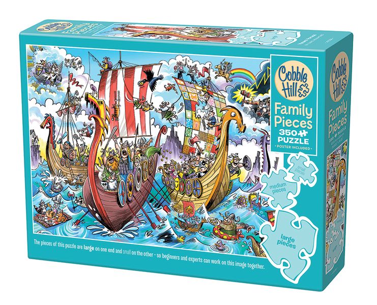 Cobble Hill Viking Voyage 350 Piece Family Puzzle