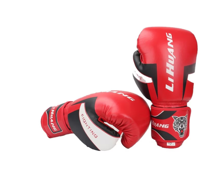 Adult boxing gloves, 10 ounces, red