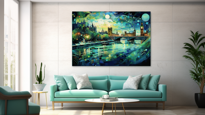 Canvas Wall Art - Thames Embankment Symphony - JT0016