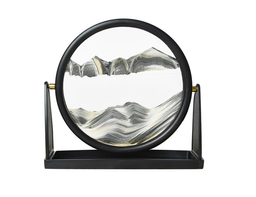 Jack Brown 360 Degree Rotatable Moving Sand Art Hour Glass Sandscapes