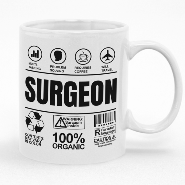Fun Surgeon Mug - Ideal Gift Idea for Birthday or Christmas