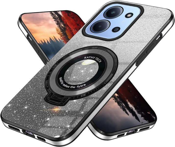 Magnetic Glitter Phone Case Compatible With Xiaomi Poco F8 Pro