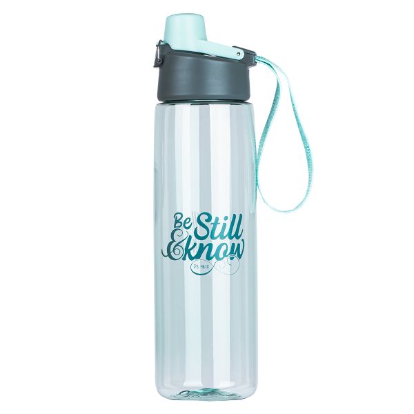 Plastic Water Bottle - Be Still And Know, Psalm 46:10