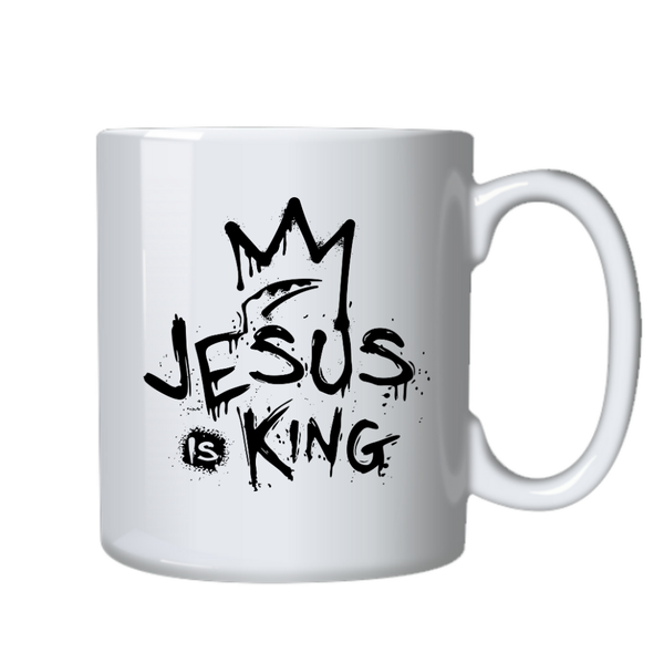 Jesus is King Christian Theme Birthday Christmas Gift Cup Mug 402