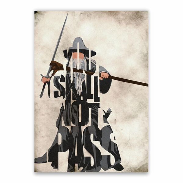 You Shall Not Pass Poster - A1