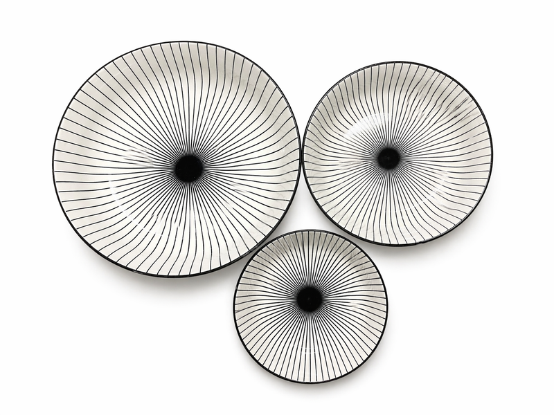 Villa Alegre 3Piece Ethnic Bowl set -30cm, 23cm and 20cm