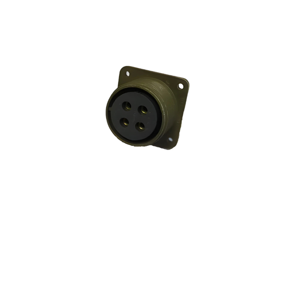 XY3102R-20-4S: MIL-DTL-5015 Square Flange Environmental Female Connector