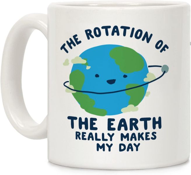 Rotation earth-Mother's day-Valentine-Father's day-Christmas gift Mug