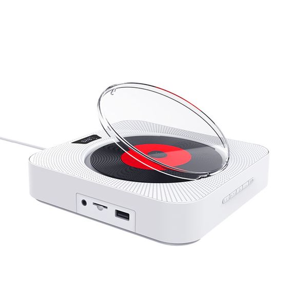 Wall-Mount CD Player, BT, FM, Remote