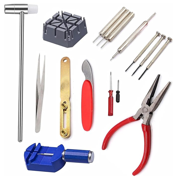 Watch Repair Tool - Watch Back Link Removal Tool Kit - 16 Piece