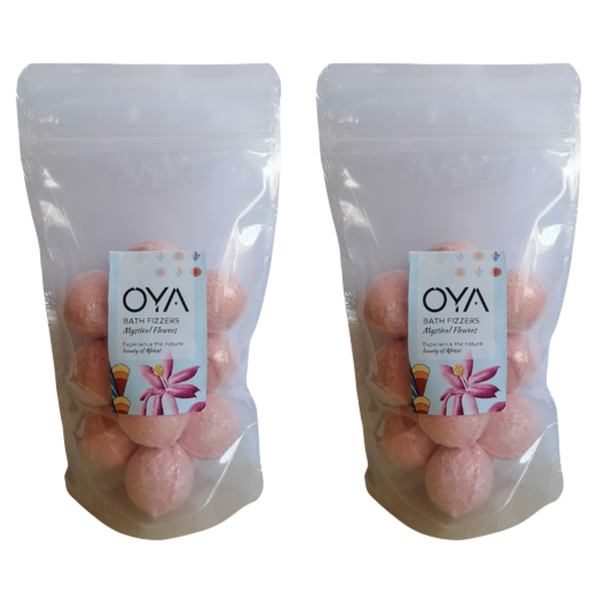 Oya Bath Fizzer 285g - Mystical Flowers 2 Pack