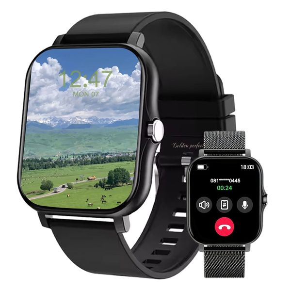 Golden Perfect Men's Smartwatch - Fitness,Work &amp; Style in One Premium Watch