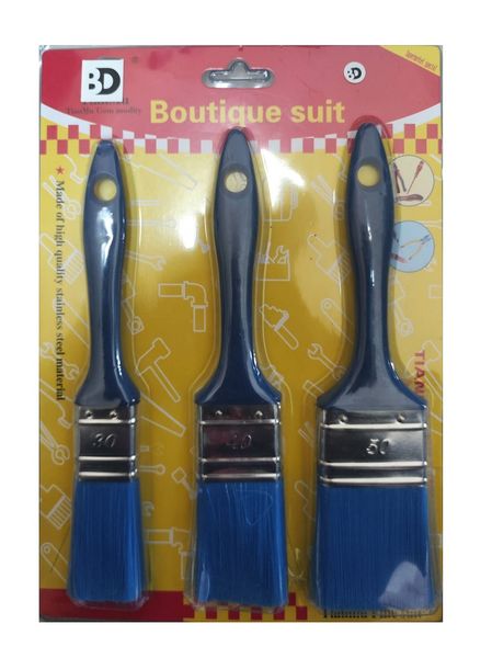 Boss 3 Pieces Paint Brushes for Acrylic Painting With 30 , 40 And 50mm Brushes