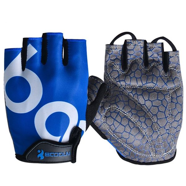 Boodun Half Finger Cycling Gloves Anti-slip -Black