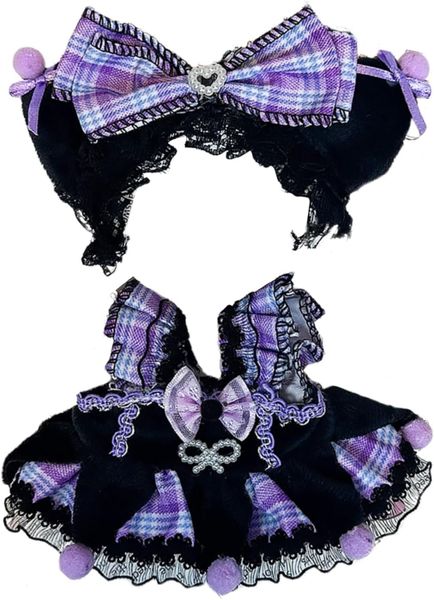 Clothes for 17cm Doll Anime Cosplay Dress Cute Doll Outfit Accessories - 2 Piece