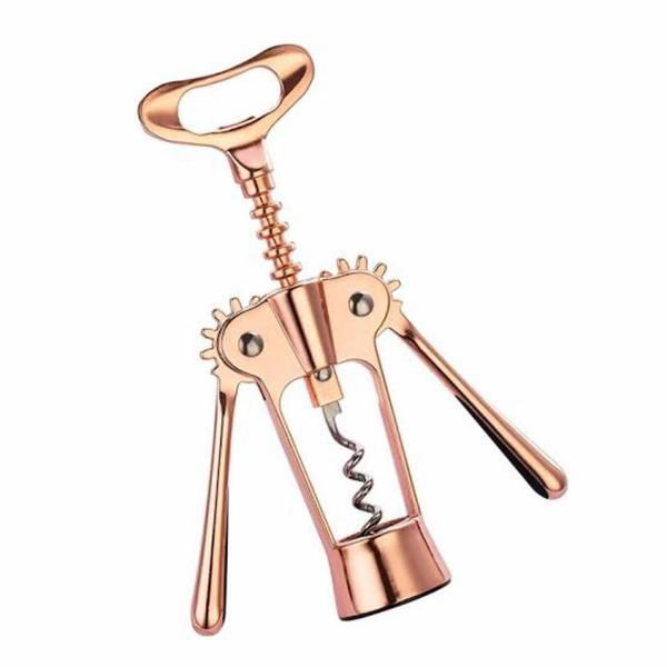 Winged Corkscrew Wine Bottle Opener - Rose Gold