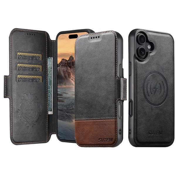 Two-in-one MagSafe Magnetic Phone Case Compatible with iPhone 16 Plus