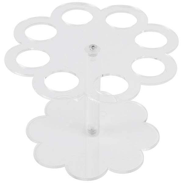 Detachable 8 Holes Acrylic Ice Cream Cone Holder Stand