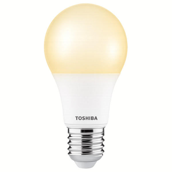 TOSHIBA E27 A60 LED Light Bulb 6W Cool White 4000K - 6 Pack