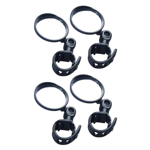 1 Pair Cycling Riding Bike Rear View Mirror Convex Reflector Mirror