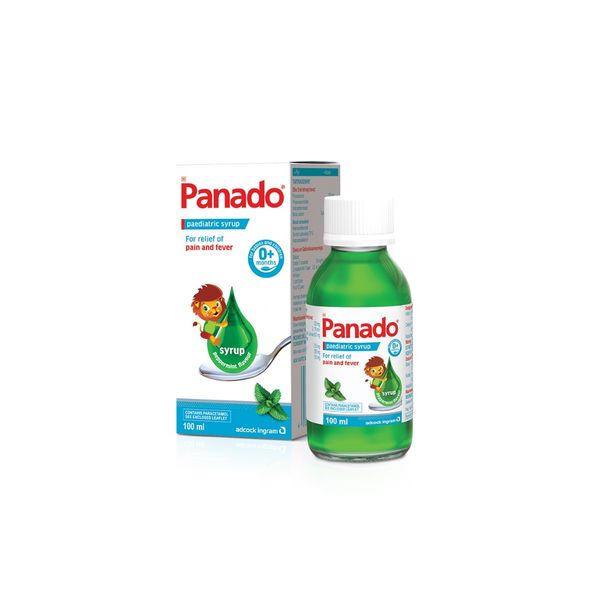 Panado Pain &amp; Fever Relief Syrup Paracetamol Paediatric Regular 100 MLT