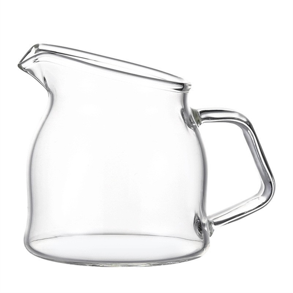 Transparent Mini Coffee Cup with Handle, Handmade Latte Calf Milk Brewing C