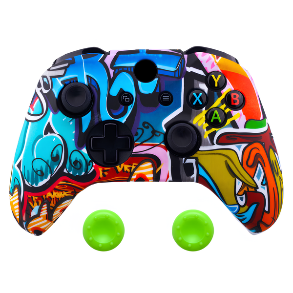 Gamer Guard Xbox One Controller Cover + Thumb Grips - Graffiti Style