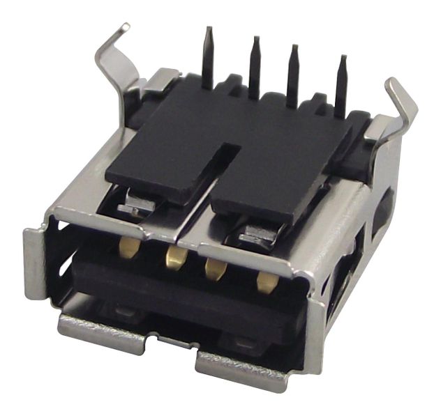 TE Connectivity (1903814-1) USB Connector, USB Type A, USB 2.0, Receptacle
