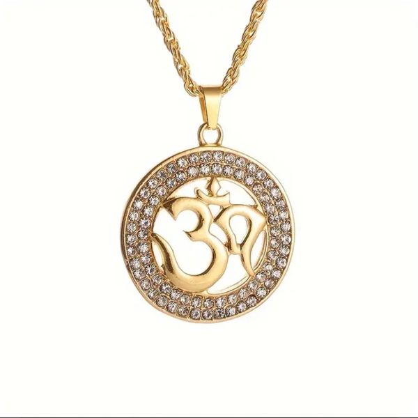 Gold Plated Aum Necklace