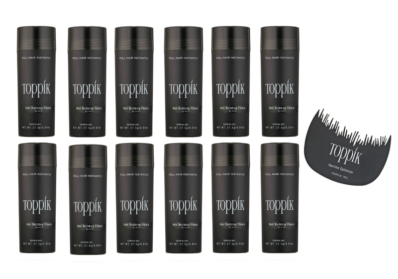 Toppik Hair Building Fibers for Hairloss 12 Pack - 27.5G