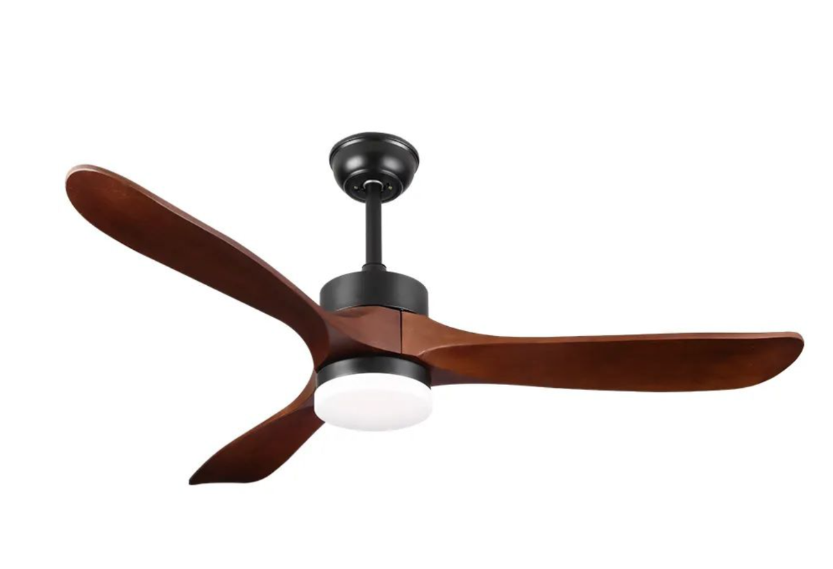ABS Wood Style Ceiling Fan With Remote Control