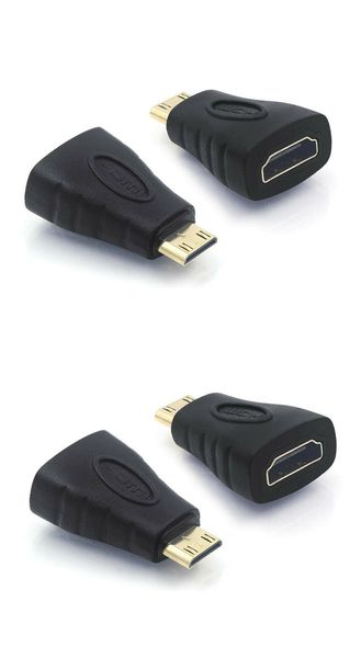 ML HDMI Female To Mini HDMI Male Adapter Convertor - Pack Of 4