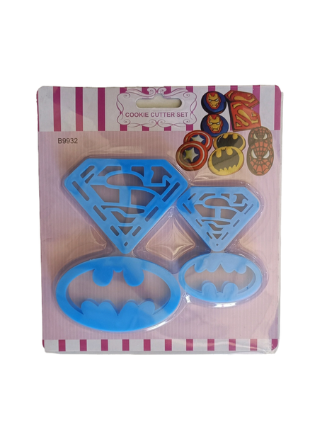 Blue Plastic cookie cutter