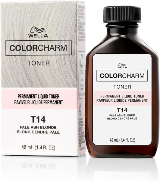 T14 Pale Ash Blonde Wella Toner