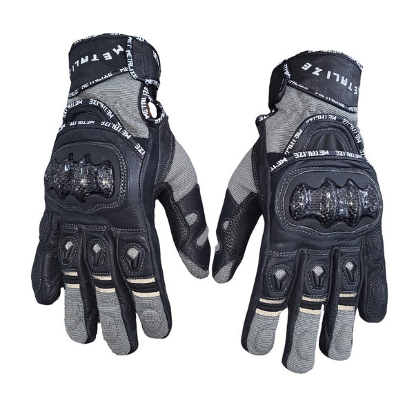 Metalize 261 Red/Black Shorty Gloves