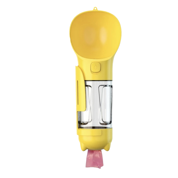 Pet Travel Water Bottle with Cleaning Scoop and Bags