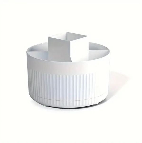360 Rotating Makeup Brush Holder Desk Organizer Cosmetic Storage