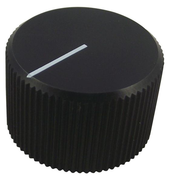 Mentor (5553.6612) Knob, Round Shaft, 6 mm, Aluminium