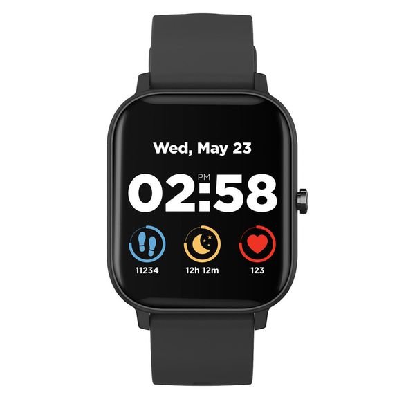 Canyon Wildberry Smartwatch IP67 Tempered Glass Multisport Black